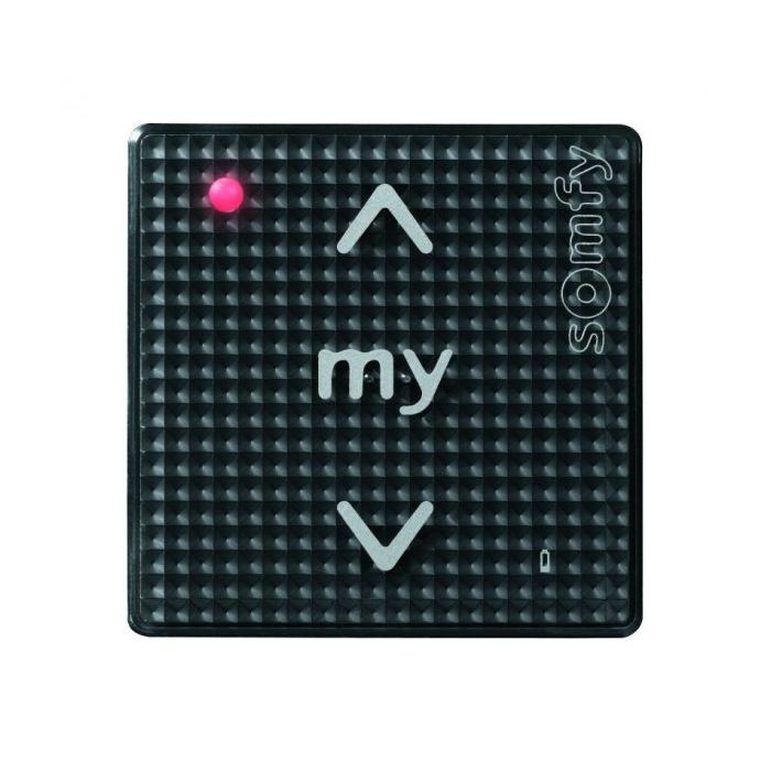 Somfy draadloze muurschakelaar Smoove Zwart RTS