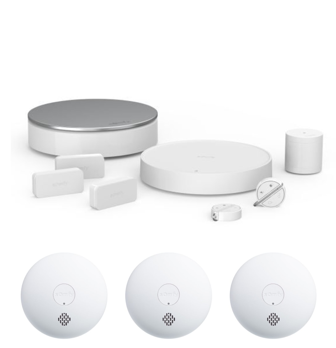 Somfy Home Alarm Essential + 3x Rookmelder