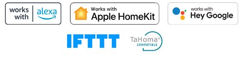 Geschikt voor: Somfy TaHoma, Apple Homekit, Amazon Alexa, Hey Google en IFTTT